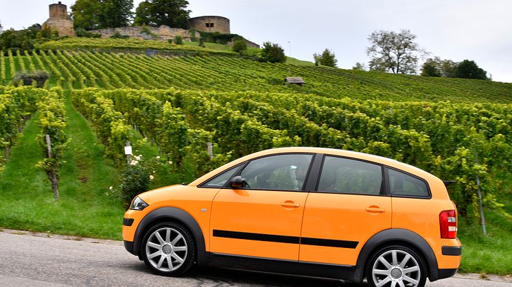 A2 i specialudgaven “colour.storm” i Papaya orange