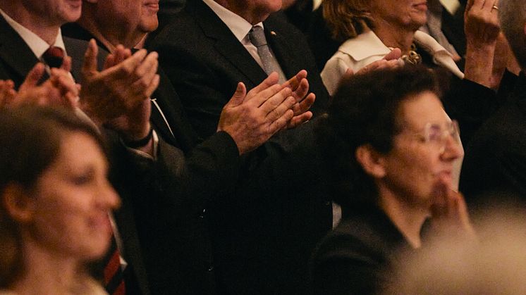 Norrköpings Symfoniorkester  i Berlin. Tysklands förbundspresident Frank-Walter Steinmeier i publiken.