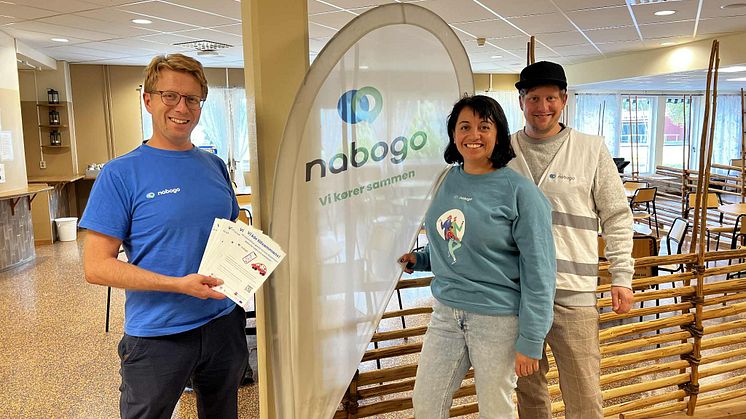 Kristian Amelie, Katherine Duarte och Kyrre Sørensen Nabogo