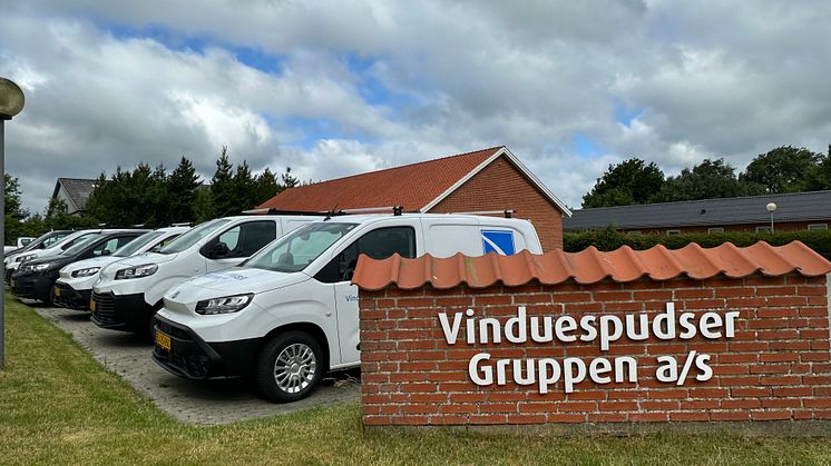 VinduespudserGruppen er med sine 12 afdelinger i Nord- og Midtjylland områdets største i branchen. Foto: VinduespudserGruppen