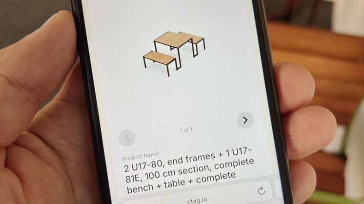 Det digitala produktpasset i mobilen.