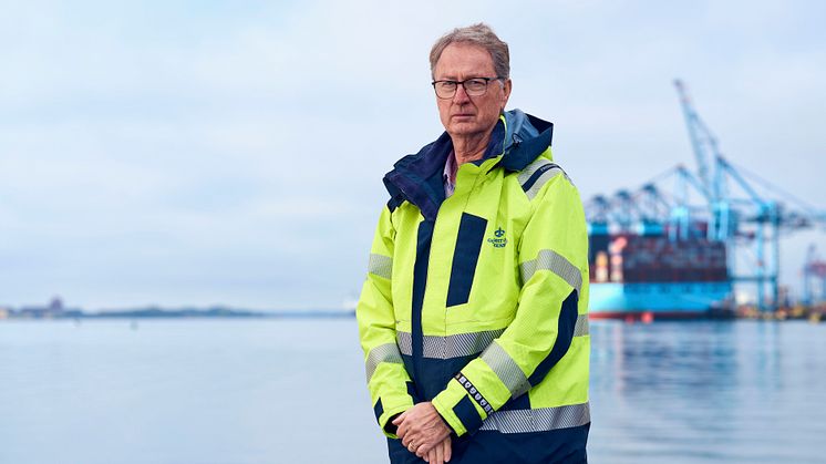 Press photo, Jan Andersson, Project manager for The Skandia Gateway at the Port of Gothenburg.