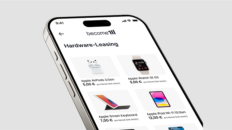 become.1 startet Leasy – gemeinsam mit Miete24 für Smartphones, Laptops & Co. zur privaten Nutzung durch Mitarbeitende