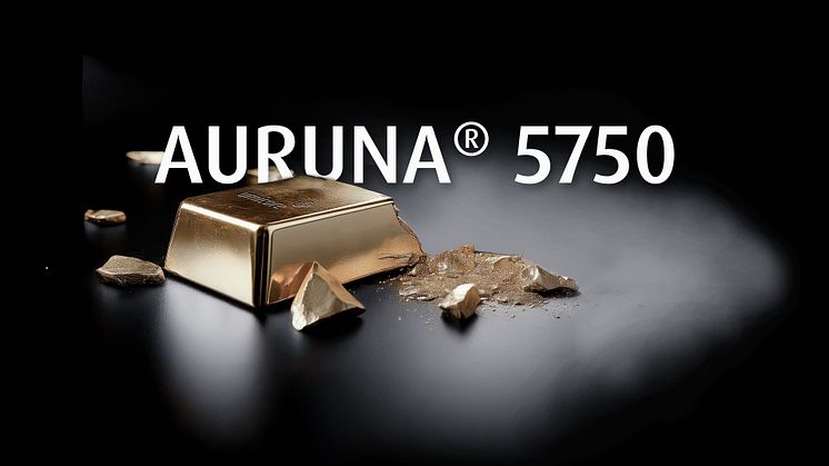 AURUNA® 5750 / Gold-Silber-Hartvergoldung von Umicore Galvanotechnik