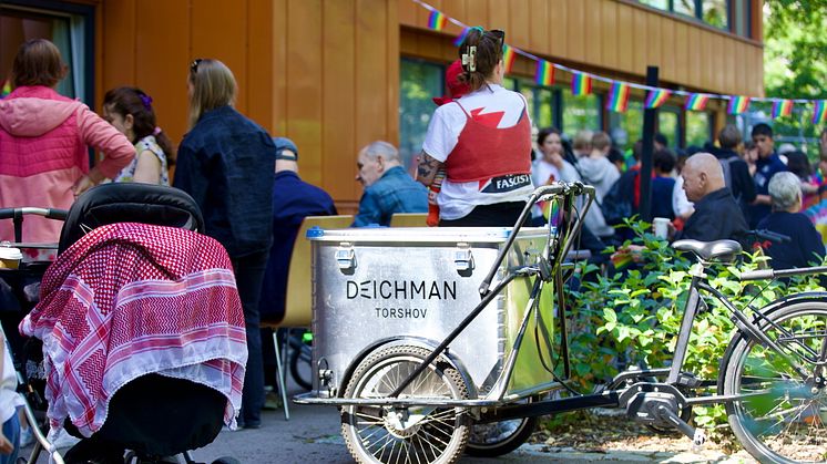 Bilde fra Pride arrangement på Torshov bibliotek