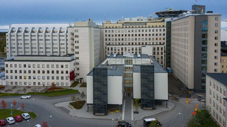 Flygbild Norrlands universitetssjukhus 