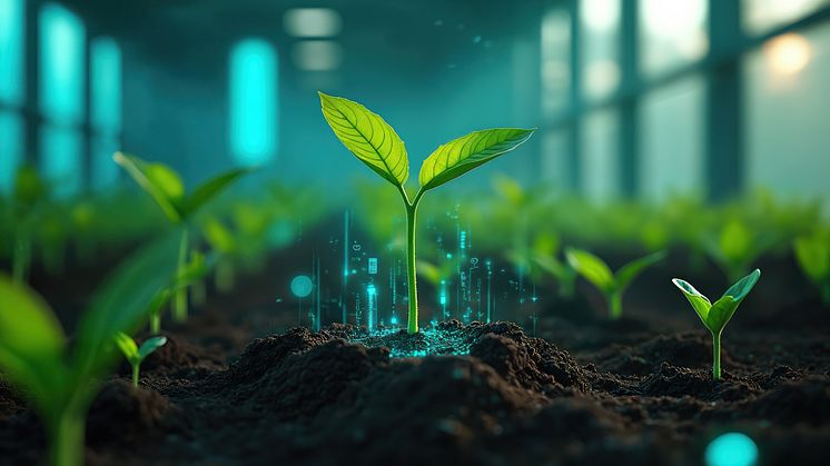 Digitale Strukturen und künstlicher Intelligenz helfen Pflanzen zu wachsen
