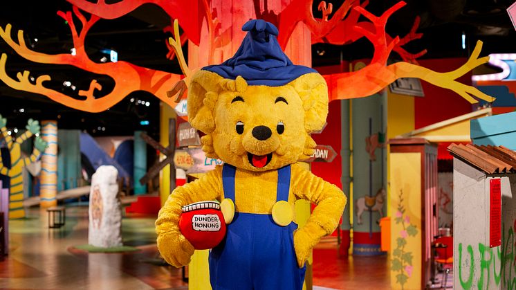 Bamse på Funnys Äventyr i Malmö.
