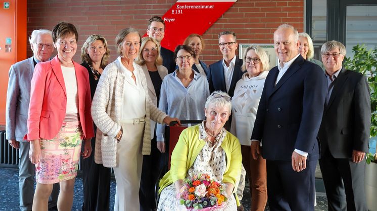 Bei der Verabschiedung von Dr. Eva-Maria Streier 