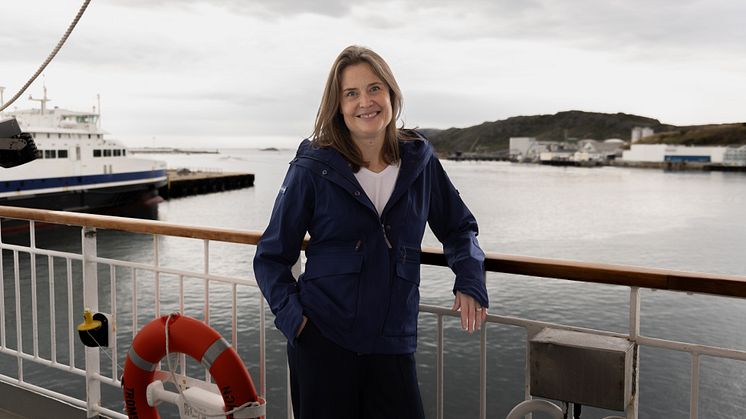 Lisa Warner onboard MS Nordlys