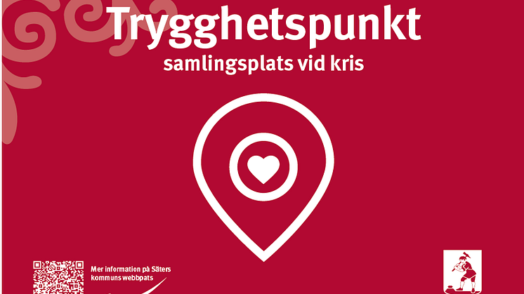 Utmärkning av trygghetspunkt.