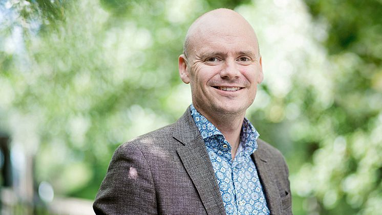 Porträtt av Martin Moraeus, styrelseordförande för Stiftelsen Lantbruksforskning