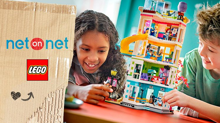 Nu kommer LEGO® till NetOnNet
