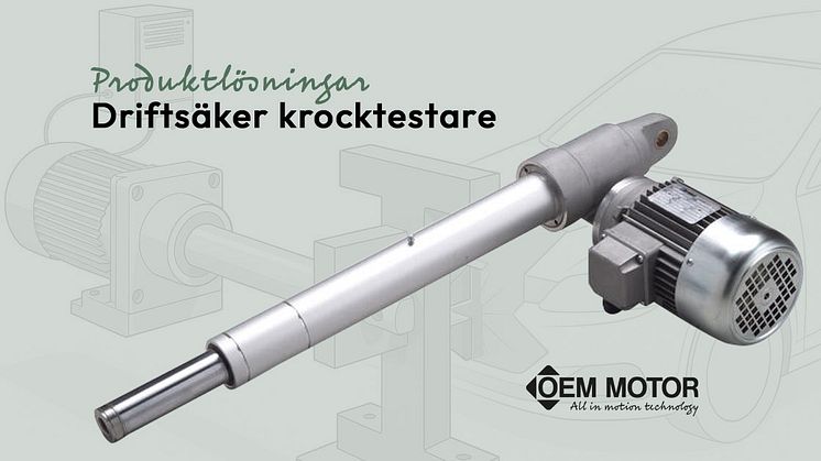 Applikationscase produktlösning, krocktestare till fordonsindustri