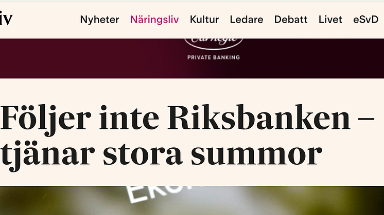 Riksbanken sänker styrräntan med 0,25 procentenheter och bankerna följer men sänker med mindre