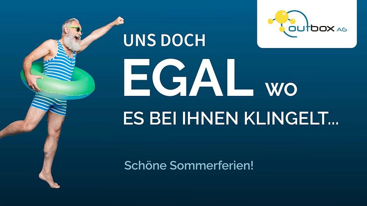 Outbox AG wünscht eine schöne und erholsame Sommerzeit﻿ 