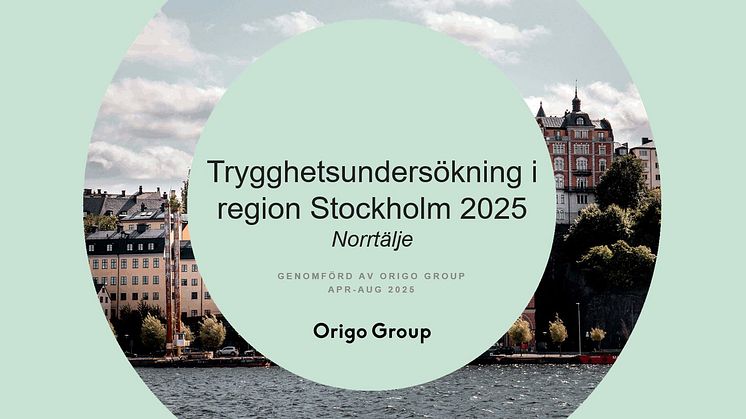 Polisens trygghetsundersökning i region Stockholm 2025 visar att Norrtälje kommun är en av länets tryggaste kommuner.