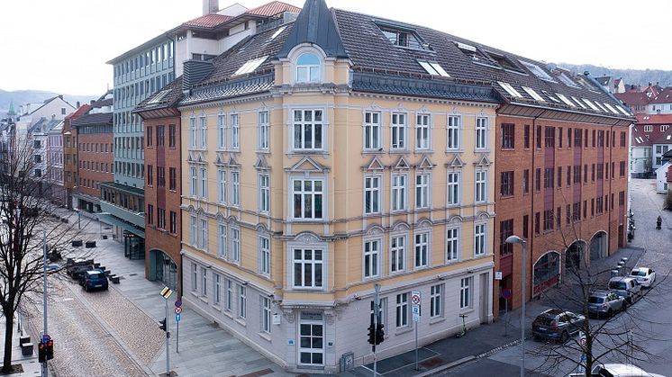BHG Eiendom utvikler nytt hotell i kontorbygning i Bergen. Strawberry skal drive hotellet under kjeden Comfort Hotel Xpress.