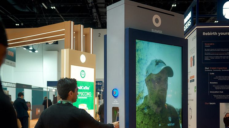 Bluewater's unique hydration station with digital signage options are buzz makers at bustling venues or on city streets