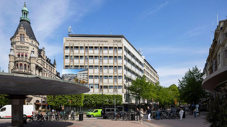 Afa Fastigheters fastighet Ladugårdsgrinden vid Stureplan i centrala Stockholm.
