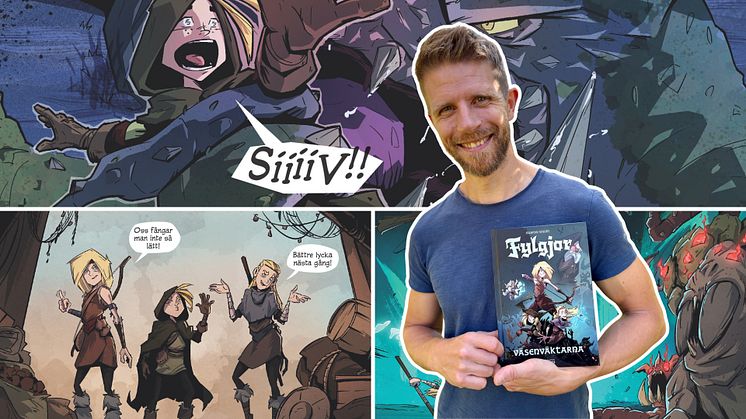 Martin Nihlén med debutboken "Fylgjor – Väsenväktarna"