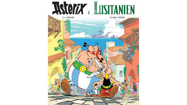 Omslaget till Asterix nr 41 som släpps den 23 oktober.