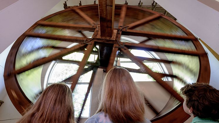 Nytt vannhjul på Teknisk museum