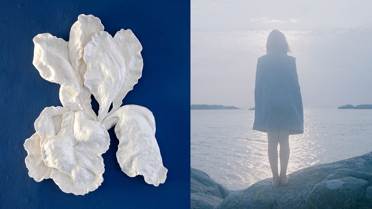 Keramiskt verk av Caroline Harrius och fotografi av Charlotta Hammar