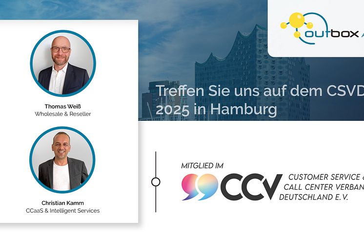 Outbox AG auf dem Customer Service Vision Day in Hamburg
