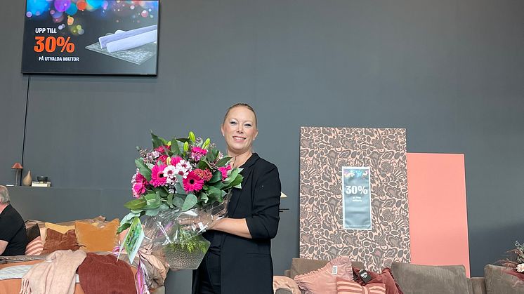 Butikschef Karin Gustafson