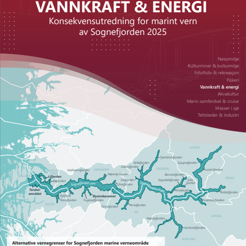 Faktaark KU marint vern Sognefjorden -vannkraft og energi