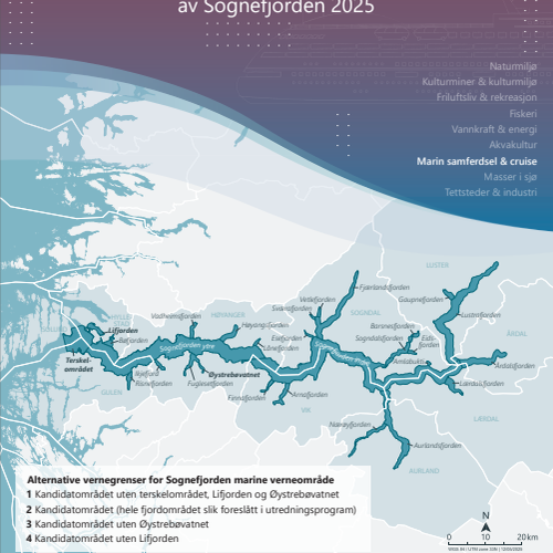 Faktaark KU marint vern Sognefjorden - marin samferdsel og industri