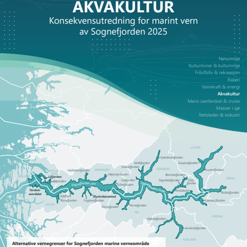 Faktaark KU marint vern Sognefjorden Akvakultur