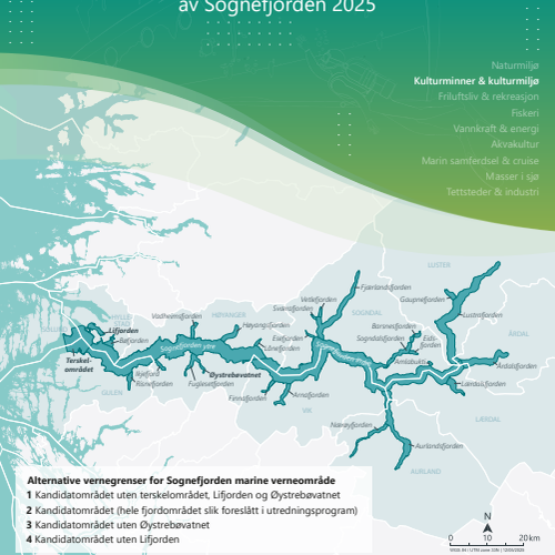 Faktaark KU marint vern Sognefjorden - Kulturminner og Kulturmiljø