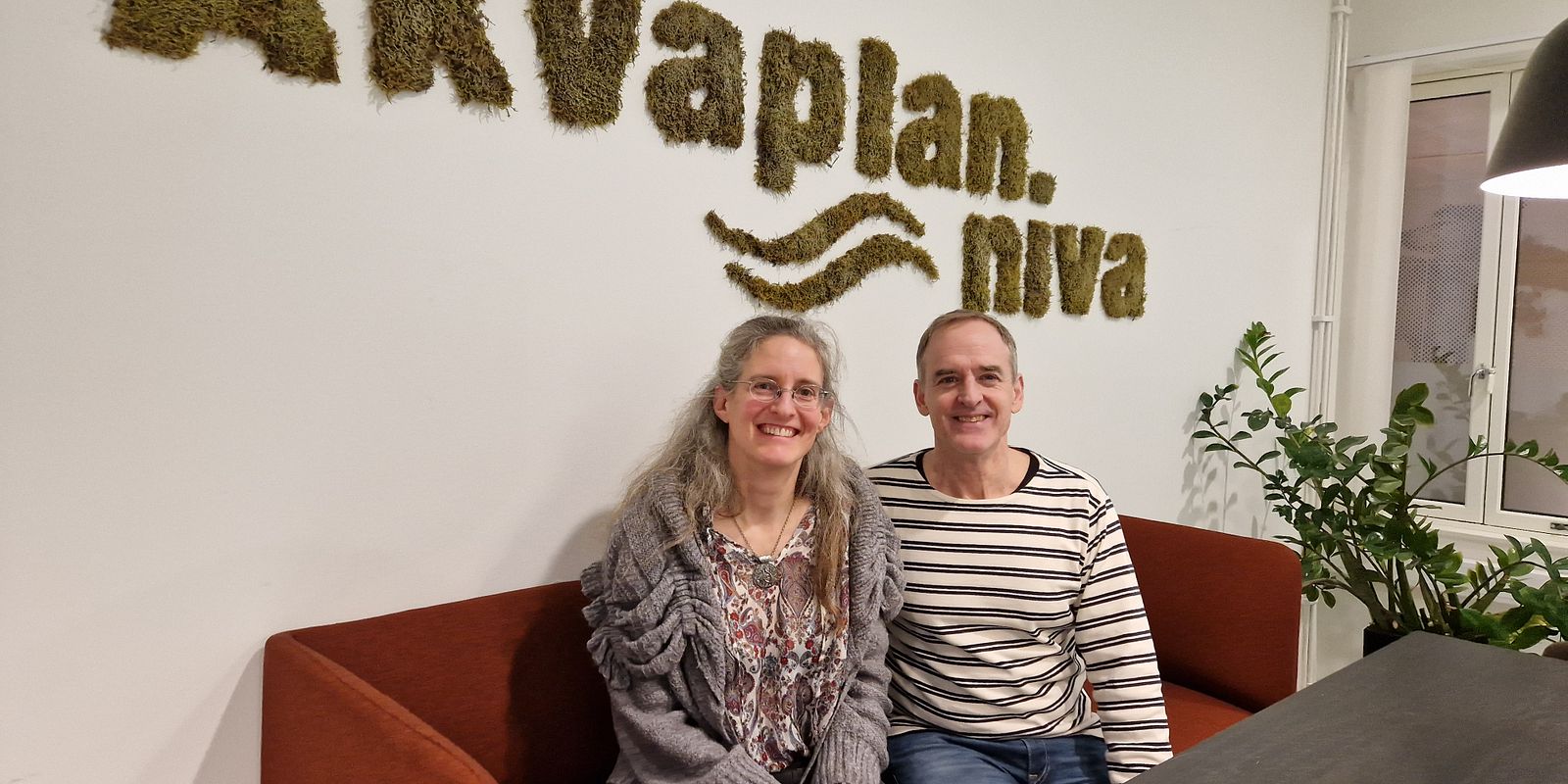 Eva Leu and Paul Renaud from Akvaplan-niva (Photo: Trude Borch)