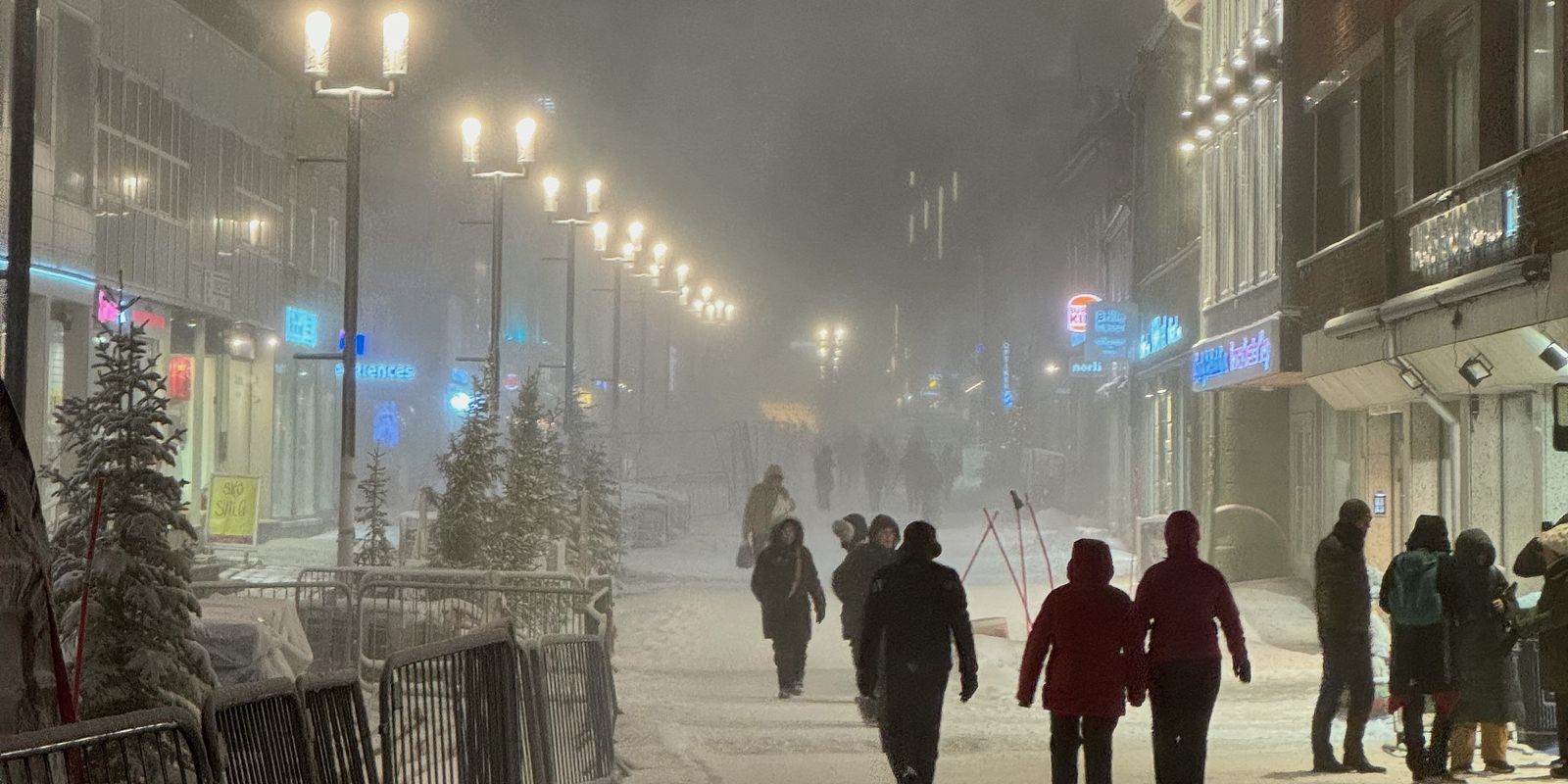 Classic arctic winter weather in Tromsø during the kick off meetings (Photo: Kanchana Bandara/Akvaplan-niva):