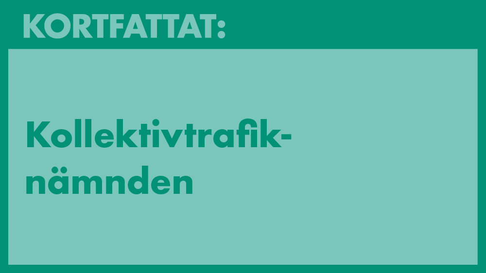 Kortfattat: kollektivtrafiknämnden 