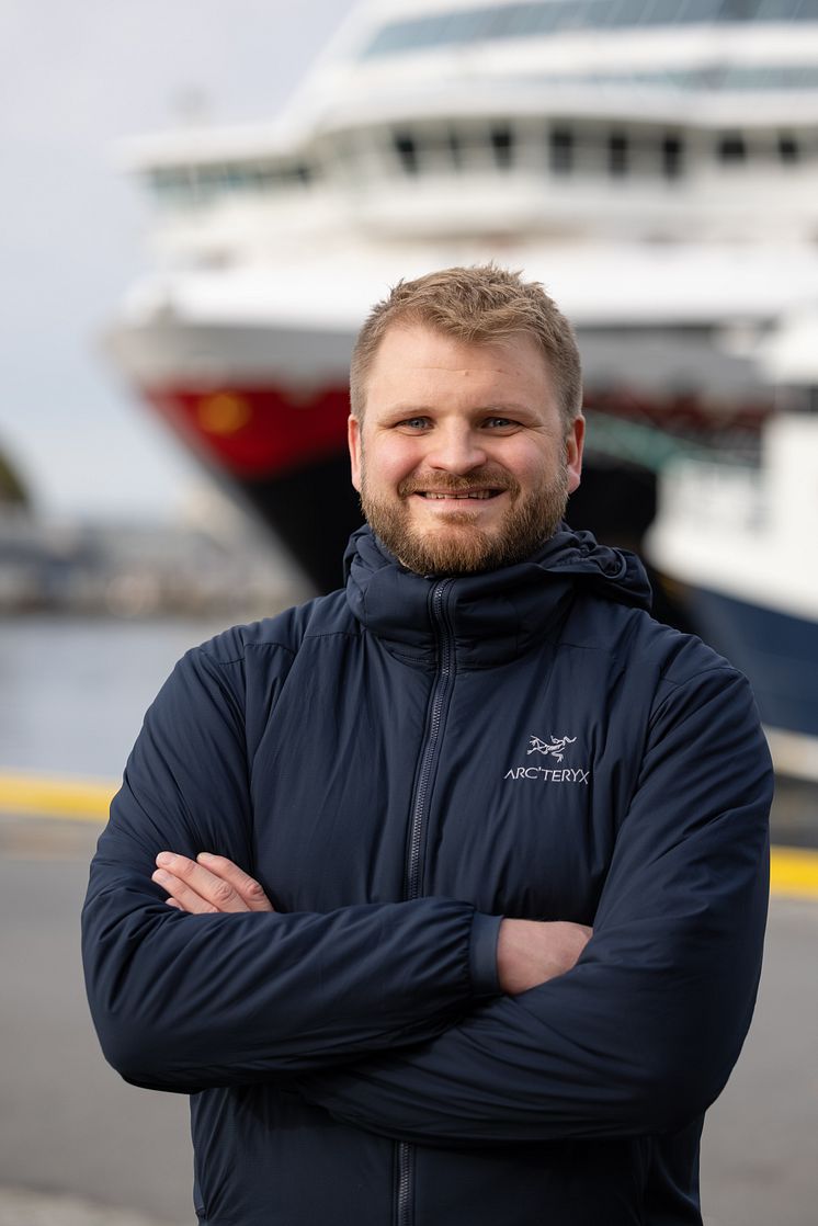 Tarjei Kramviken. Foto: Espen Mills / Hurtigruten