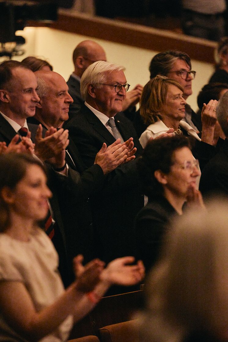 Norrköpings Symfoniorkester  i Berlin. Tysklands förbundspresident Frank-Walter Steinmeier i publiken.