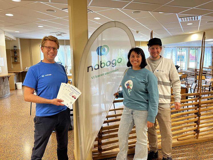 Kristian Amelie, Katherine Duarte och Kyrre Sørensen Nabogo