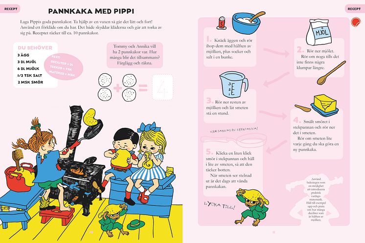 Uppslag Pippi nr 1 2025