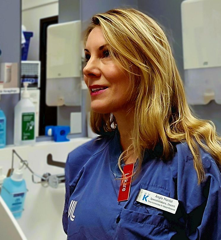 Ängla Mantel, specialistläkare i obstetrik och gynekologi och forskare vid Karolinska institutet.