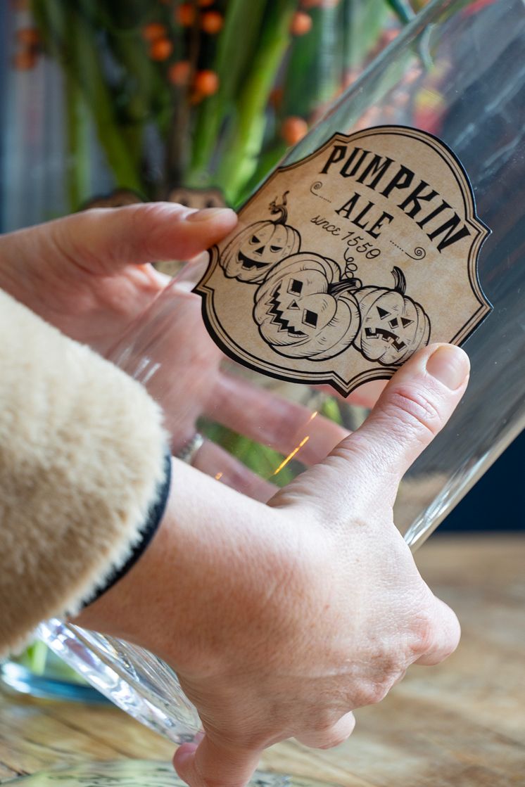 Halloween DIY med tulpaner