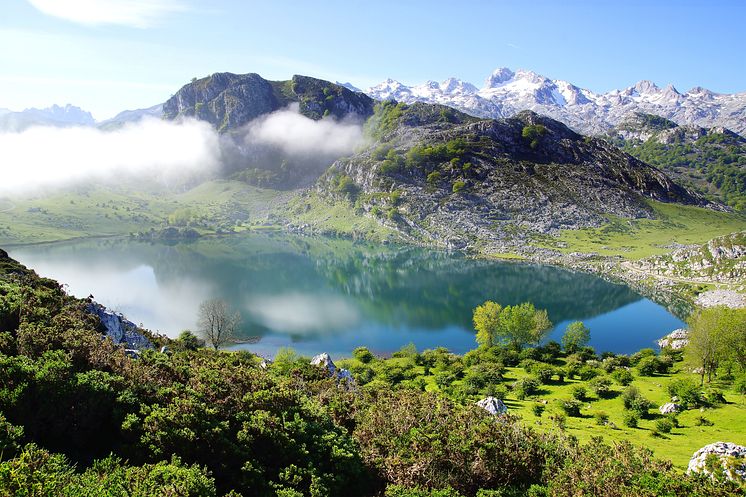 Picos de Europa National Park. Nationalpark i Spanien.