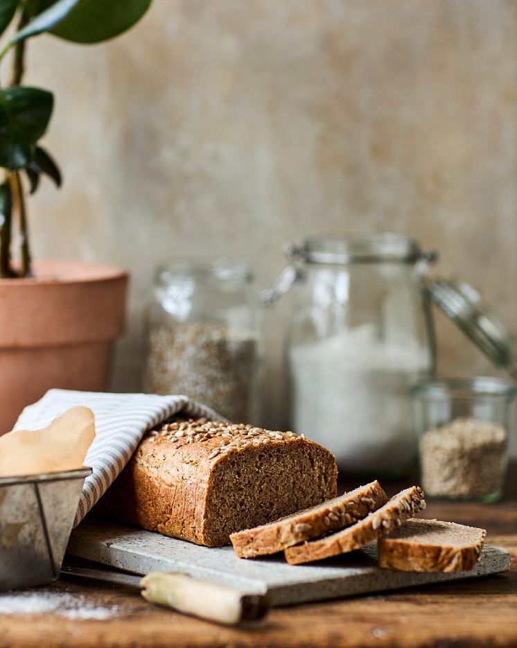 Mildt solsikkerugbrød